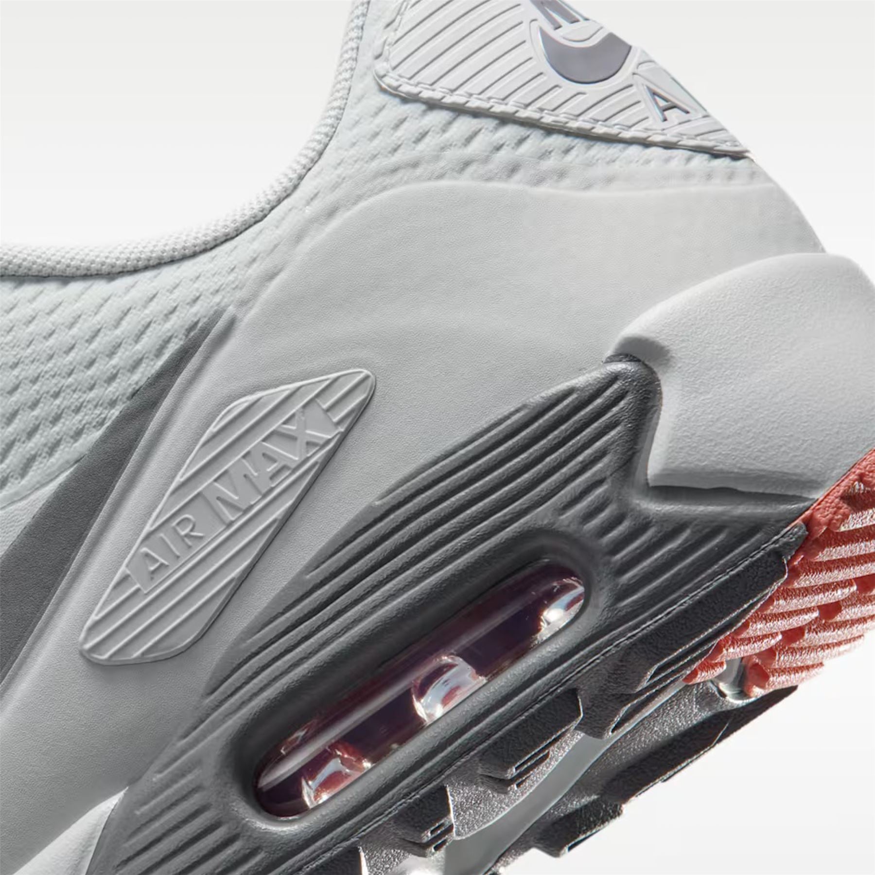 Air Max '90 Spikeless Golf Shoes Photon Dust/Pencil Point/Red Stardust