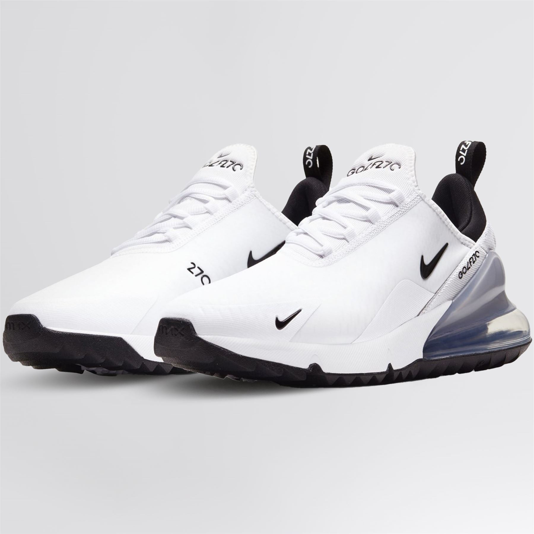 Air Max 270 Golf Shoes White/Black/Pure Platinum