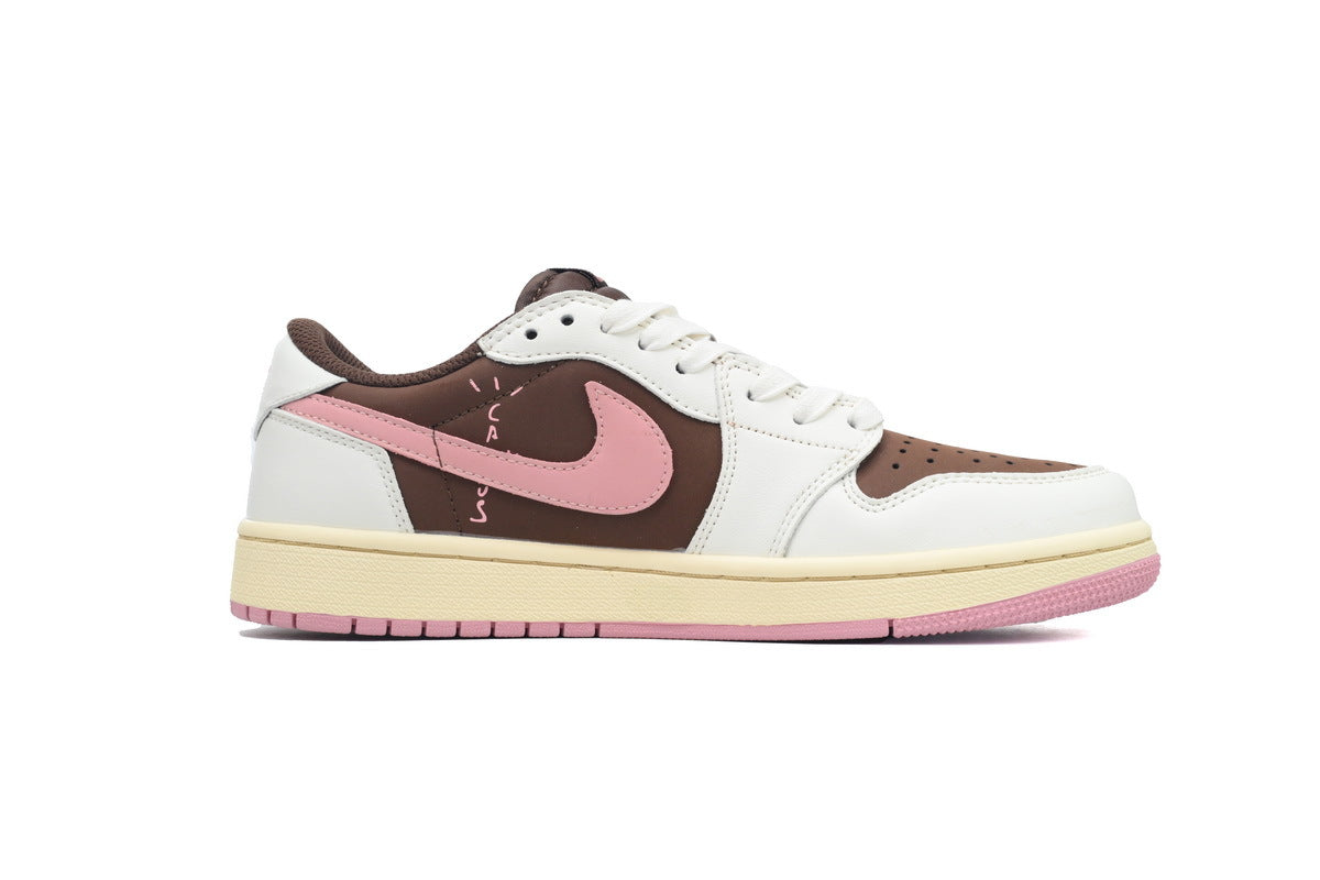 Travis Scott x Air Jordan 1 Low OG SP Dark Pony Pink