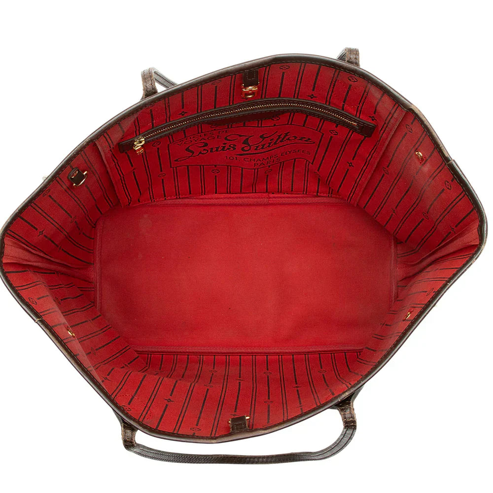 Louis Vuitton Damier Ebene Neverfull MM Tote
