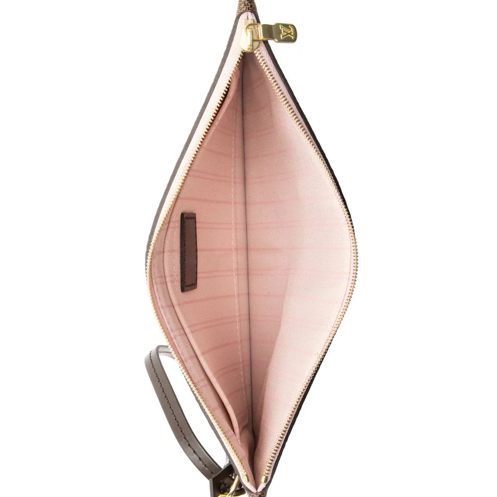 Louis Vuitton Damier Ebene Neverfull MM Pochette