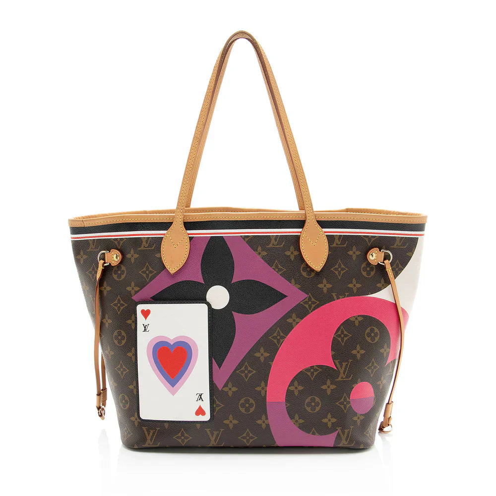 Louis Vuitton Limited Edition Monogram Canvas Game On Neverfull MM Tote