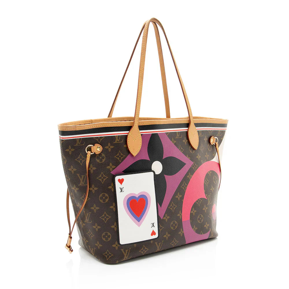 Louis Vuitton Limited Edition Monogram Canvas Game On Neverfull MM Tote