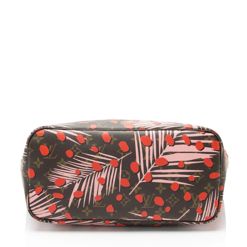 Louis Vuitton Limited Edition Monogram Canvas Jungle Dots Neverfull MM Tote