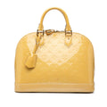 Louis Vuitton Monogram Vernis Alma PM Yellow