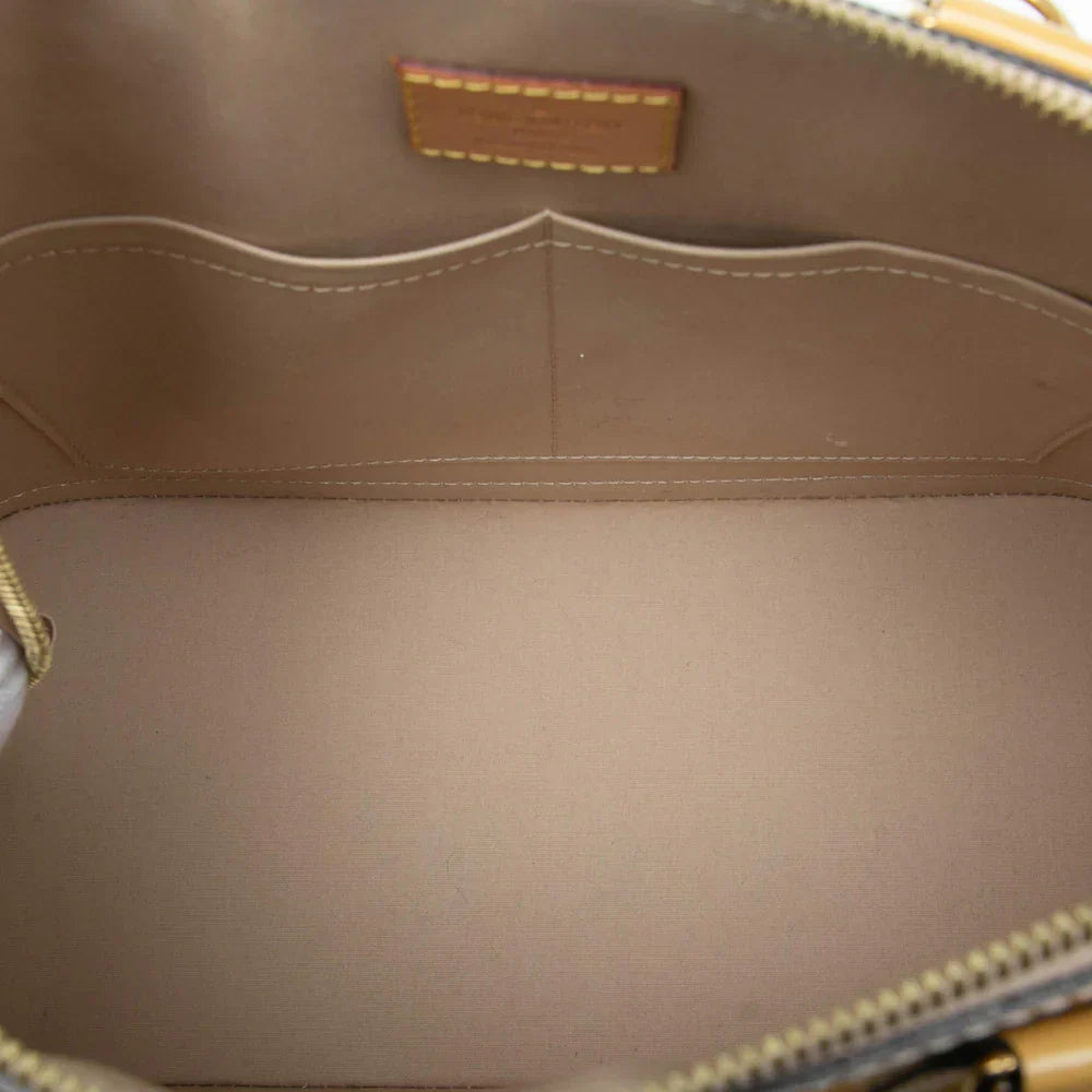 Louis Vuitton Monogram Vernis Alma PM Yellow