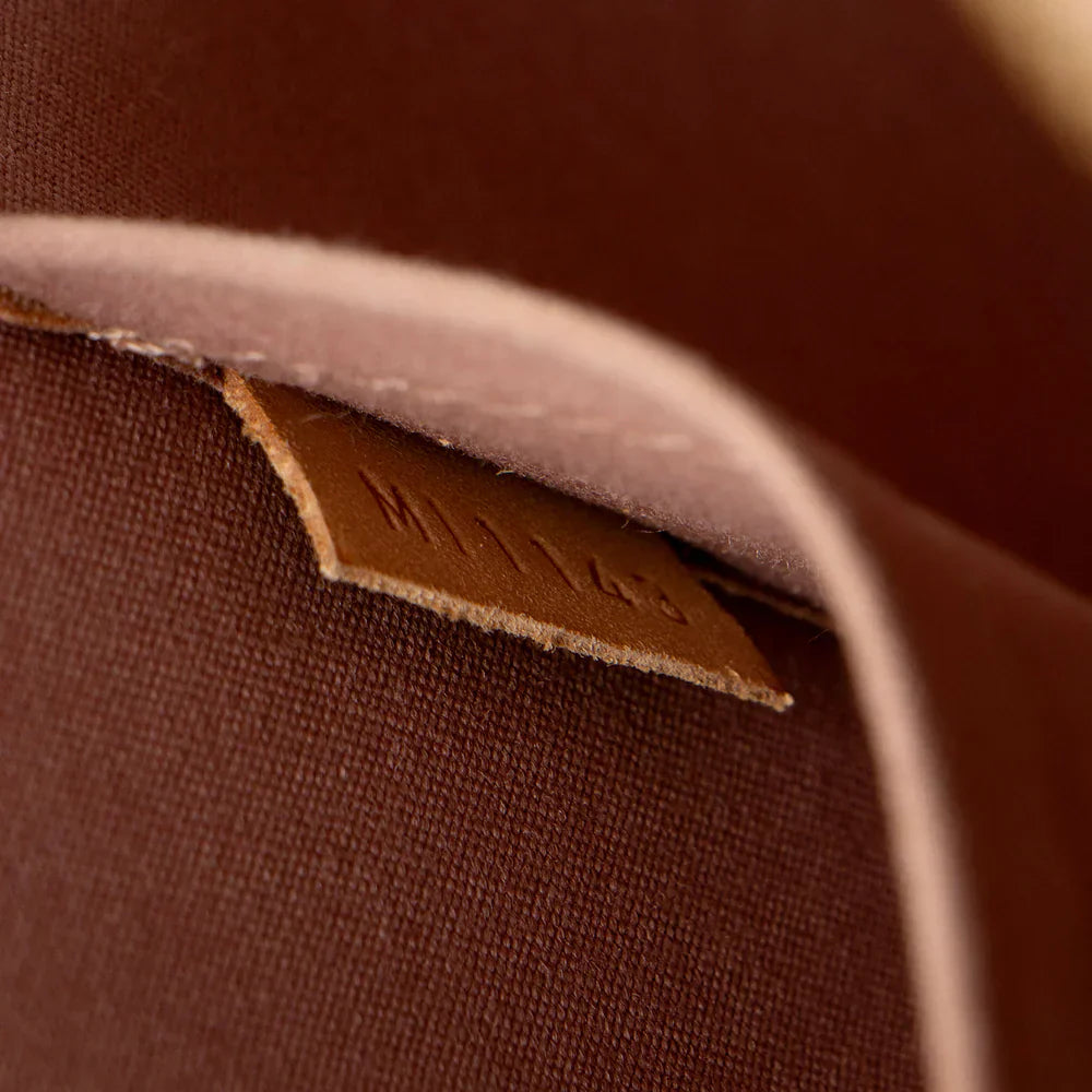 Louis Vuitton Monogram Vernis Alma BB Satchel Brown