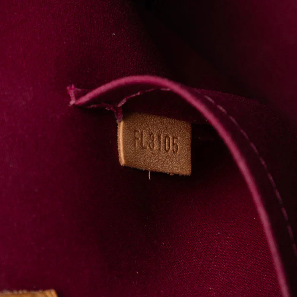 Louis Vuitton Monogram Vernis Alma BB Violet Red