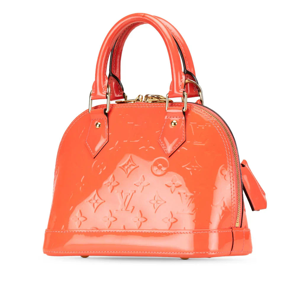 Louis Vuitton Monogram Vernis Alma BB Orange