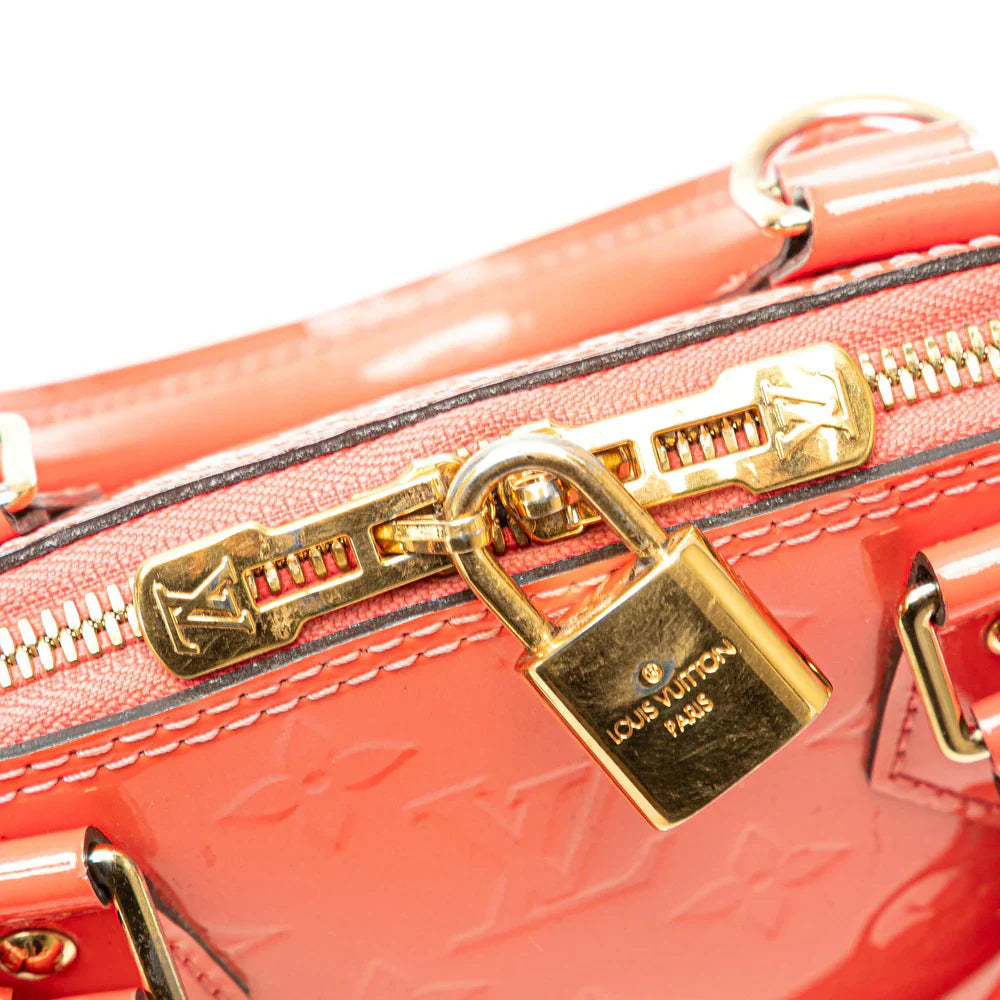 Louis Vuitton Monogram Vernis Alma BB Orange