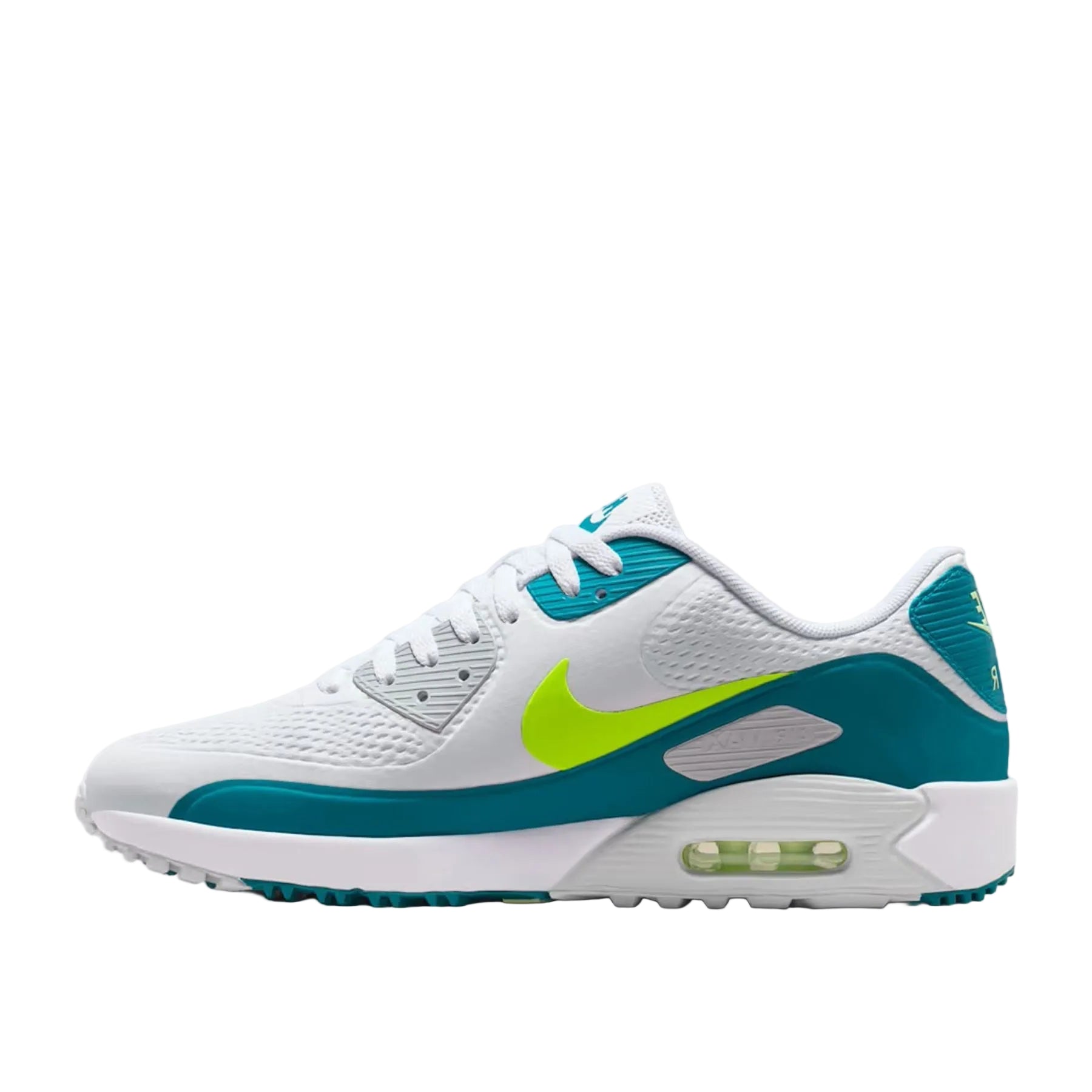 Air Max '90 Spikeless Golf Shoes White/Volt/Bright Spruce