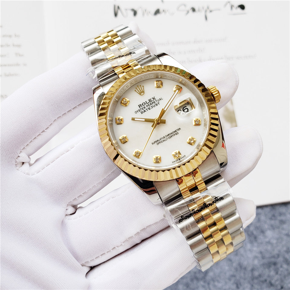 Rolex Datejust Men's Watch 41mm Steel and Yellow Gold 126333-0018 Silver Yellow Gold