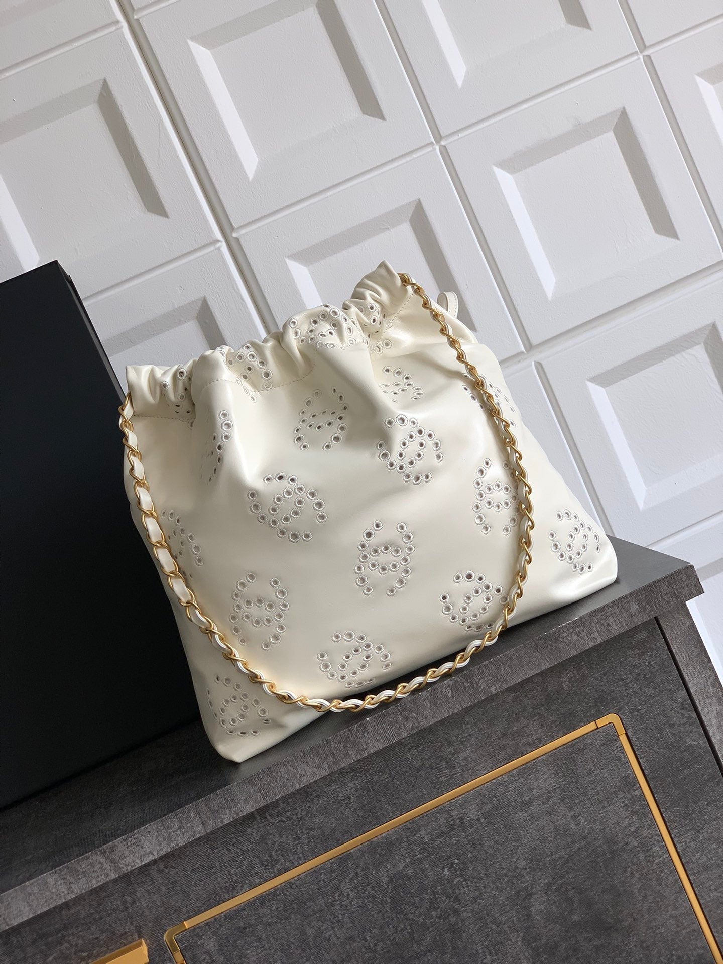 Chanel Zipped coin purse - Grained shiny calfskin & gold-tone