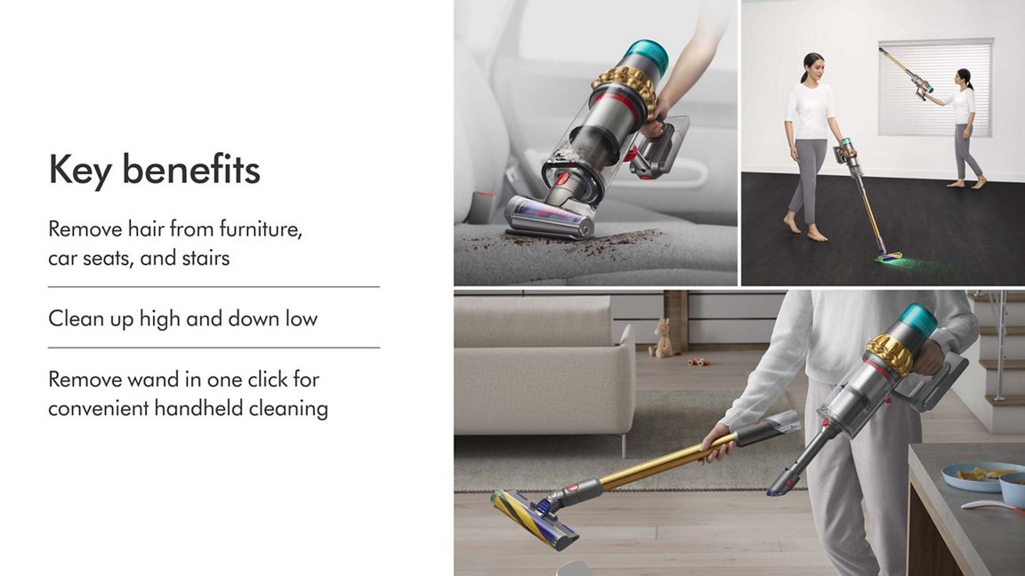 Dyson V15 Detect Absolute Cordless Vacuum - Gold