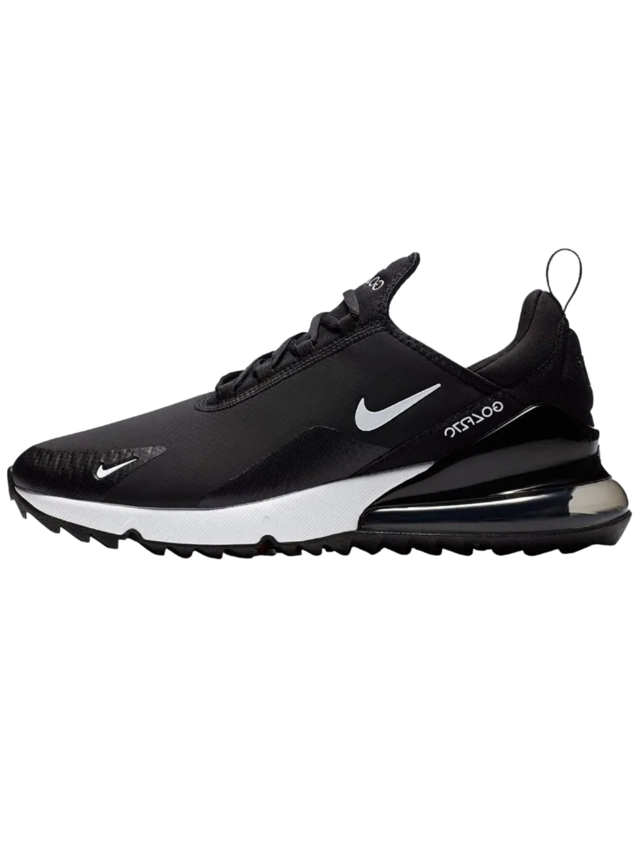 Air Max 270 Golf Shoes Black/White/Hot Punch