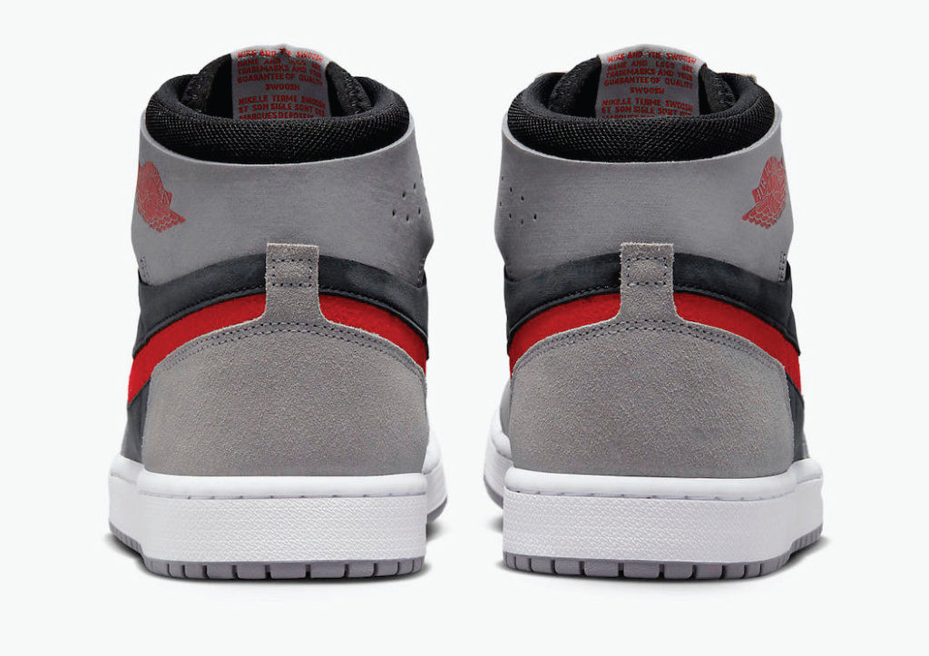Air Jordan 1 High Zoom Air CMFT 2 Black Fire Red Cement