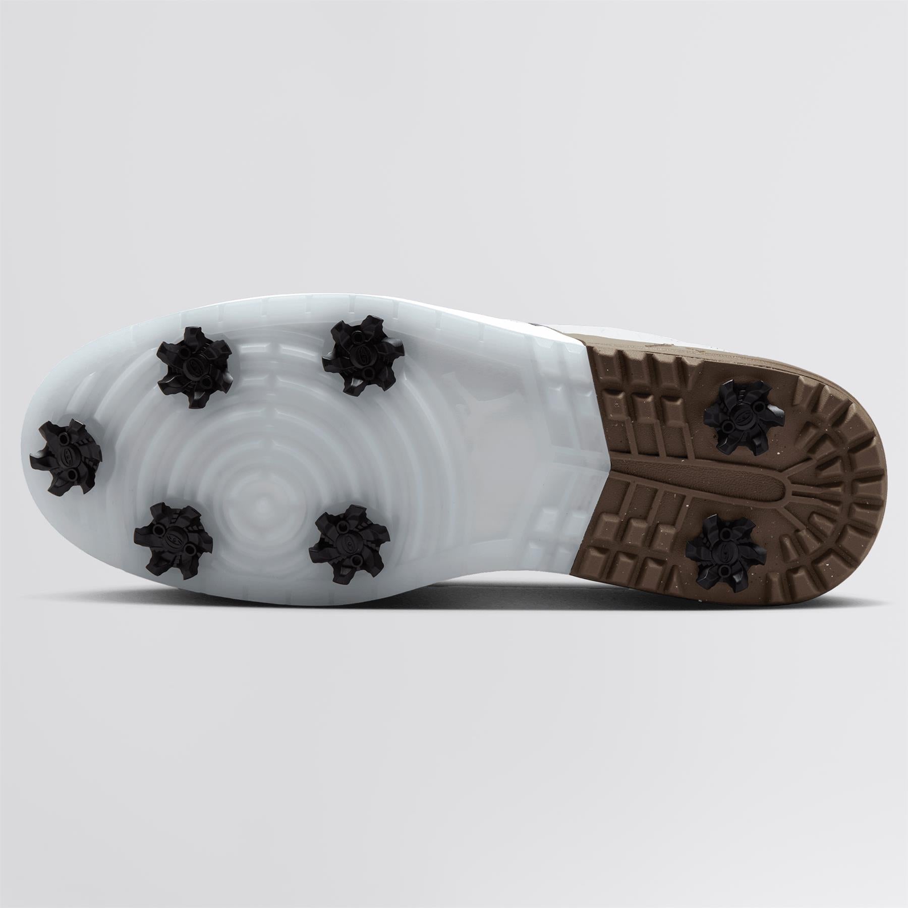 Air Jordan NU Retro 1 G Golf Shoes Black/White/Palomino