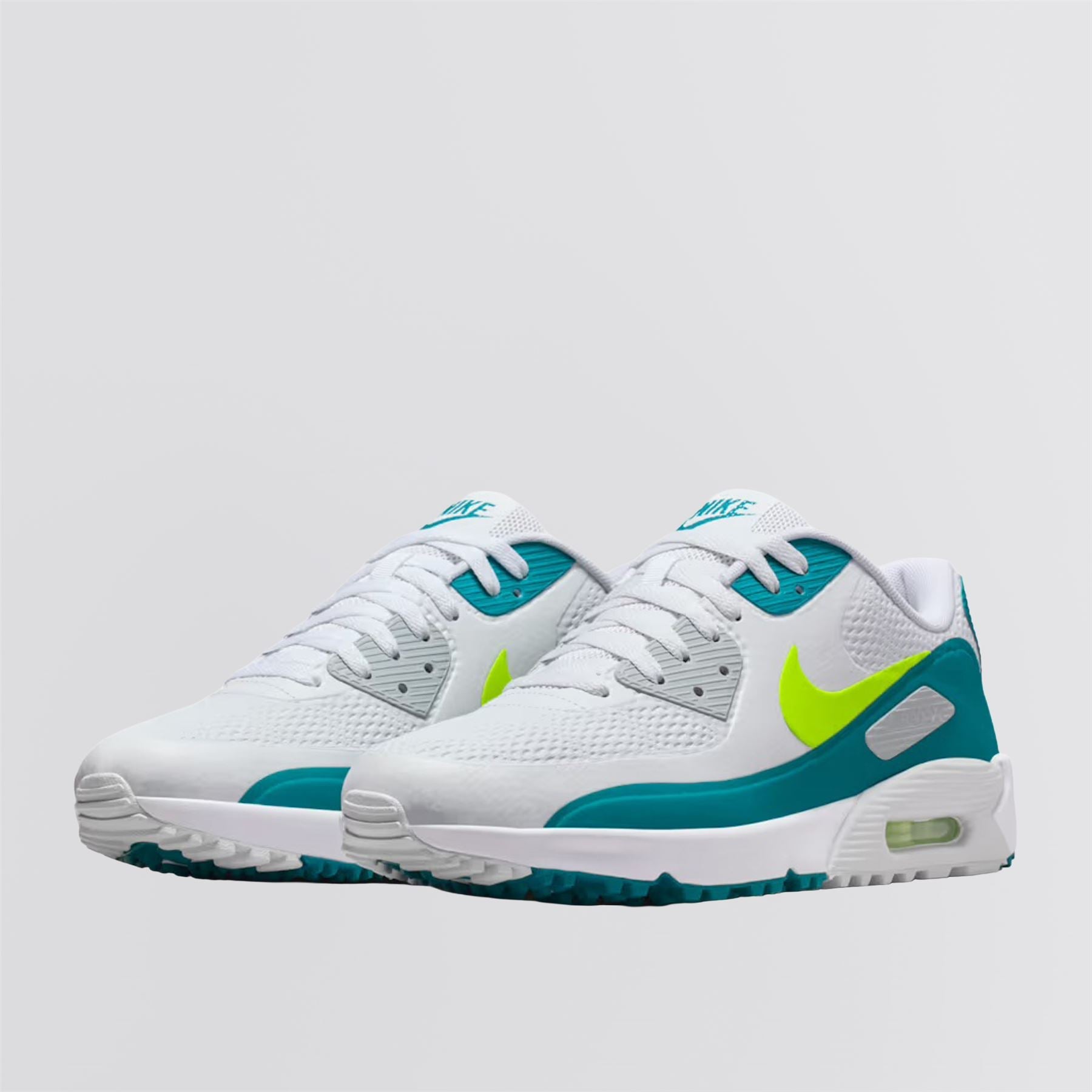 Air Max '90 Spikeless Golf Shoes White/Volt/Bright Spruce