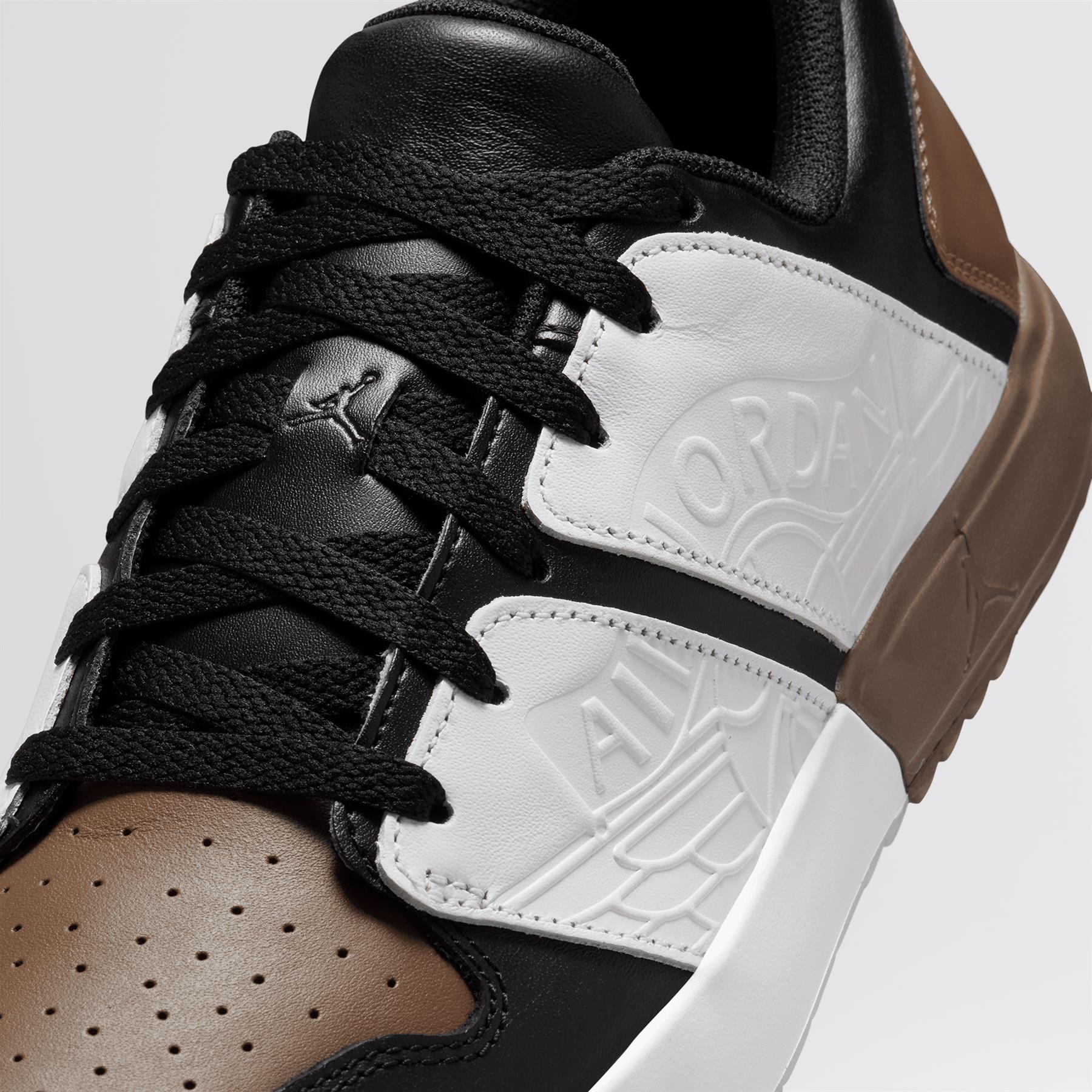 Air Jordan NU Retro 1 G Golf Shoes Black/White/Palomino