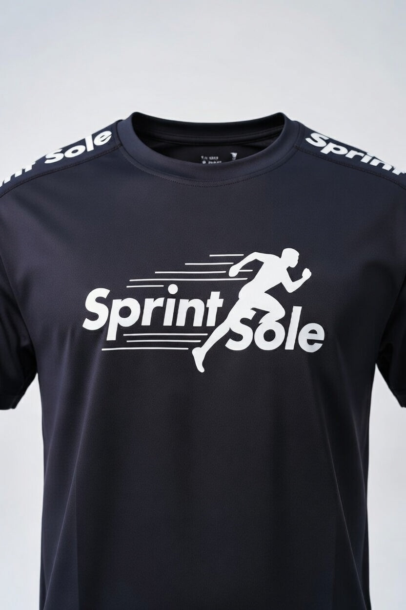 SprintSole® Black Strike Tee