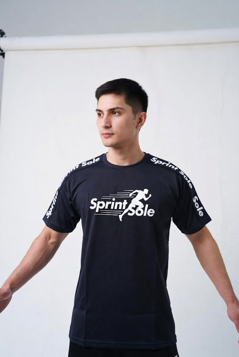SprintSole® Black Strike Tee